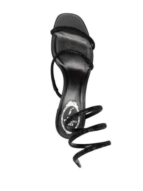 René Caovilla Cleo Crystal 35mm sandals - Black - zdjęcie produktu nr 2