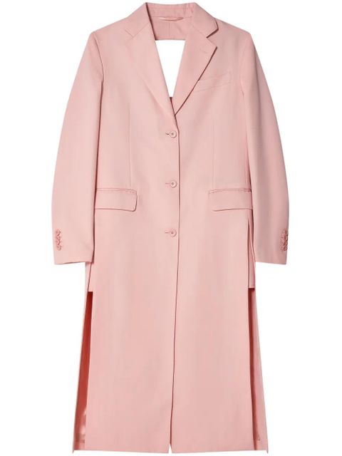 Simone Rocha cut-out bow-detail coat - Pink