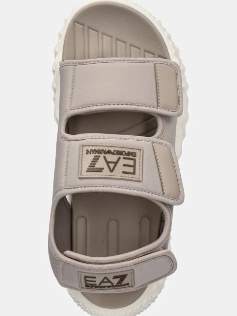 EA7 Emporio Armani sandały damskie kolor brązowy XK449.XBR004