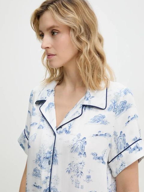 Answear.LAB piżama damska kolor niebieski