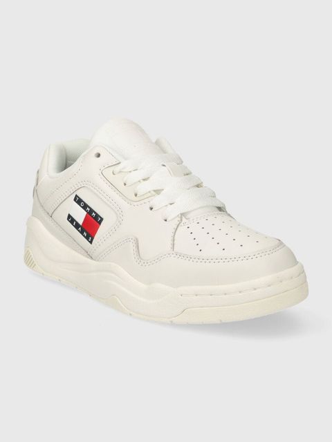 Tommy Jeans sneakersy TJW NEW BASKET SNEAKER LC kolor beżowy EN0EN02524