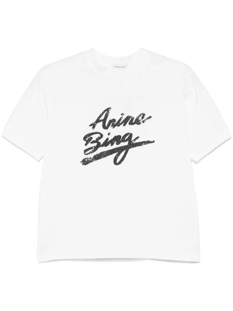 ANINE BING Jaylin T-shirt - White - zdjęcie produktu nr 1