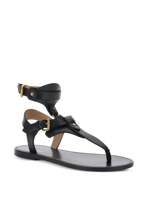 ISABEL MARANT buckle strap sandals - Black - zdjęcie produktu nr 2