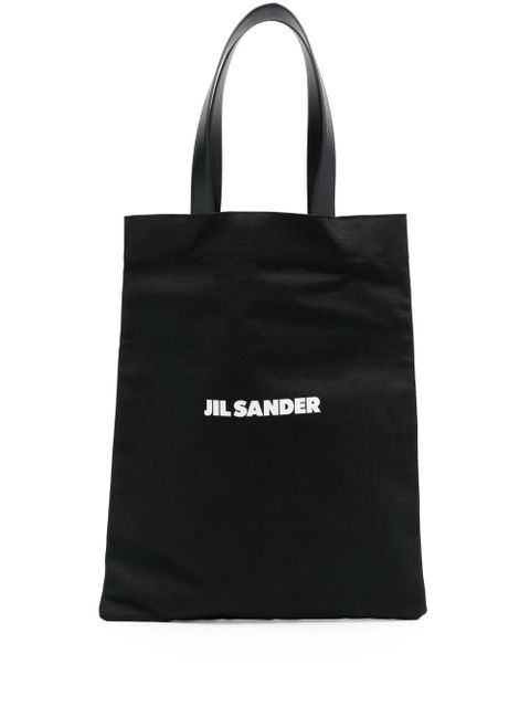 Jil Sander Book logo-print tote bag - Black - zdjęcie produktu nr 1
