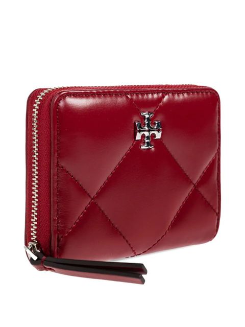 Tory Burch Kira quilted-design small wallet - Red