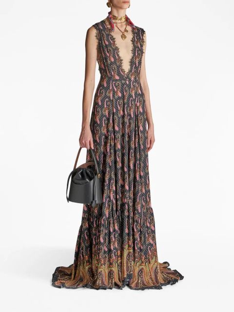 ETRO Saturno leather bucket bag - Black - zdjęcie produktu nr 2