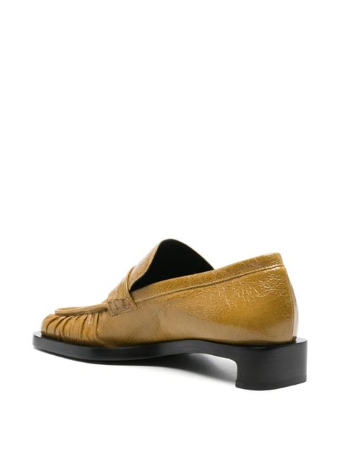 Jil Sander 30mm leather loafers - Green - zdjęcie produktu nr 2