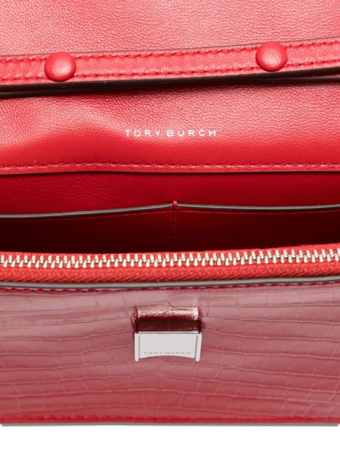 Tory Burch mini Kira embossed handbag - Red