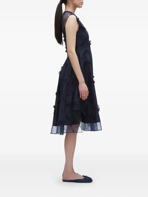 3.1 Phillip Lim floral-embroidered sleeveless midi dress - Blue - zdjęcie produktu nr 2