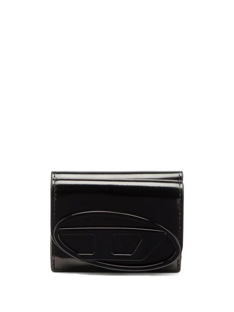 Diesel 1dr patent-leather wallet - Black - zdjęcie produktu nr 1
