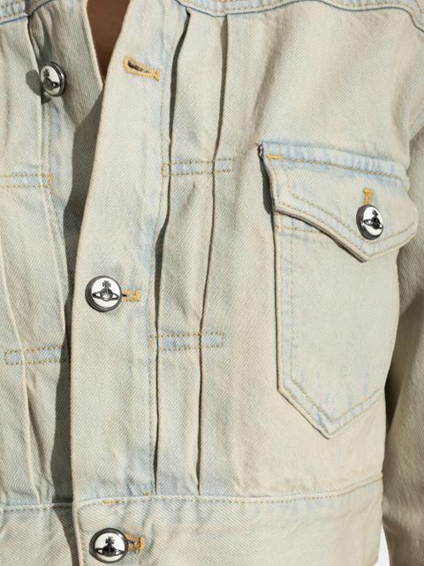 Vivienne Westwood buttoned cropped jacket - Blue