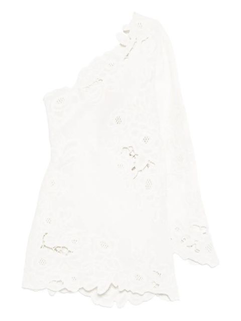 Cult Gaia Marlena one-shoulder floral mini dress - White - zdjęcie produktu nr 1