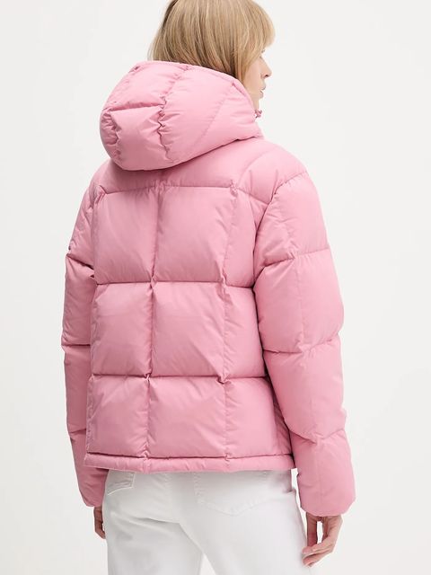 Tommy Jeans kurtka puchowa kolor różowy zimowa DW0DW21623