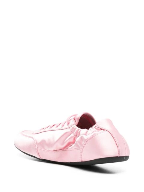 Prada Collapse ruched sneakers - Pink