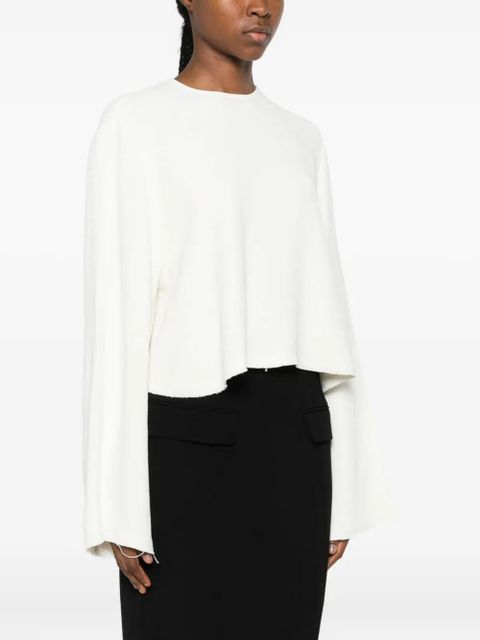 TOTEME raw-hem blouse - White