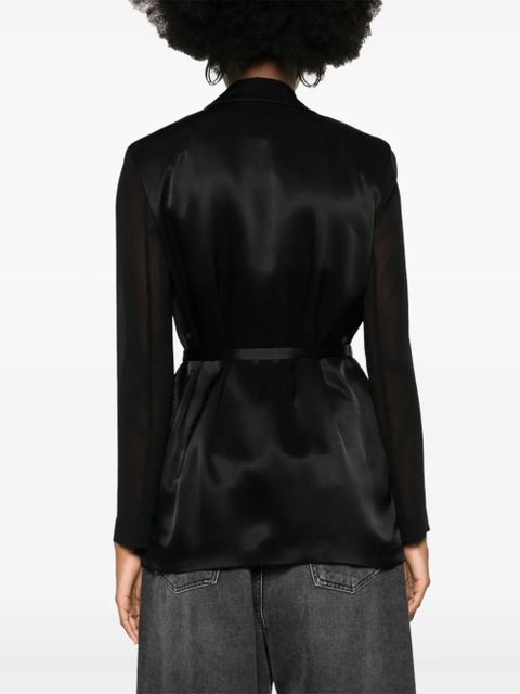 PINKO satin blazer - Black - zdjęcie produktu nr 2