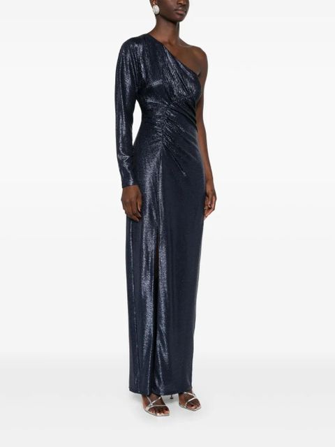 Lauren Ralph Lauren metallic one-shoulder gown - Blue - zdjęcie produktu nr 2