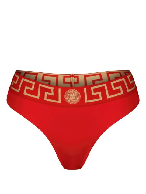 Versace Greca Border bikini bottoms - Red