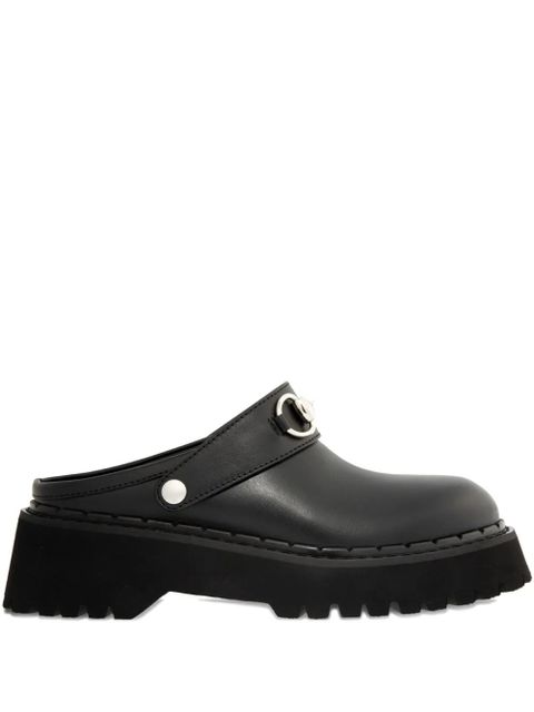 Gucci horsebit platform mules - Black - zdjęcie produktu nr 1