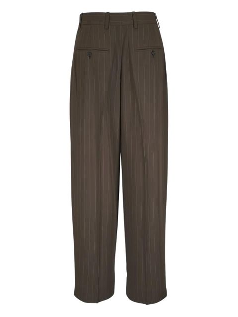 TOTEME pinstripe-pattern trousers - Brown