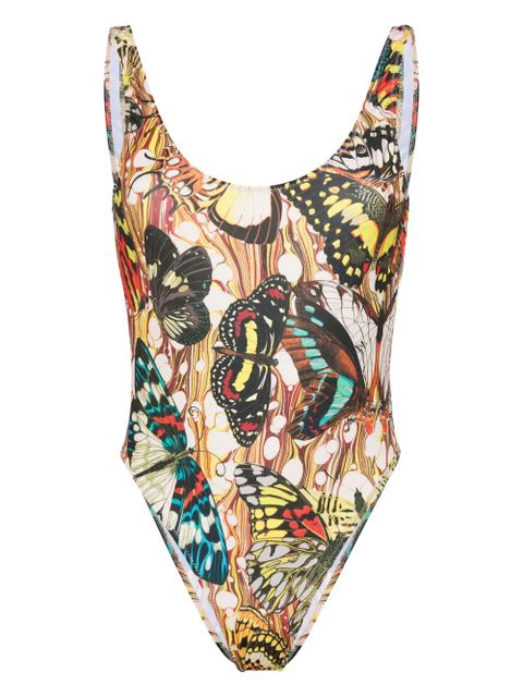 Jean Paul Gaultier Butterfly-print swimsuit - Neutrals - zdjęcie produktu nr 1