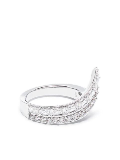 Swarovski Hyperbola band ring - Silver - zdjęcie produktu nr 1