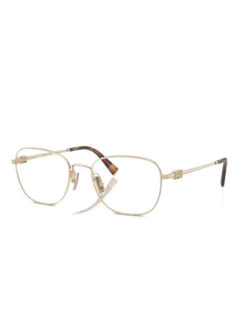 Miu Miu Eyewear geometric glasses - Gold - zdjęcie produktu nr 1