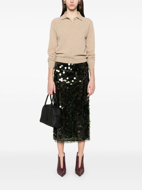 Maison Margiela wool polo top - Neutrals