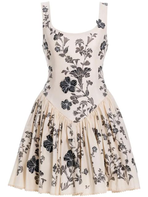 Agua By Agua Bendita Pluma Guayacan mini dress - White - zdjęcie produktu nr 1