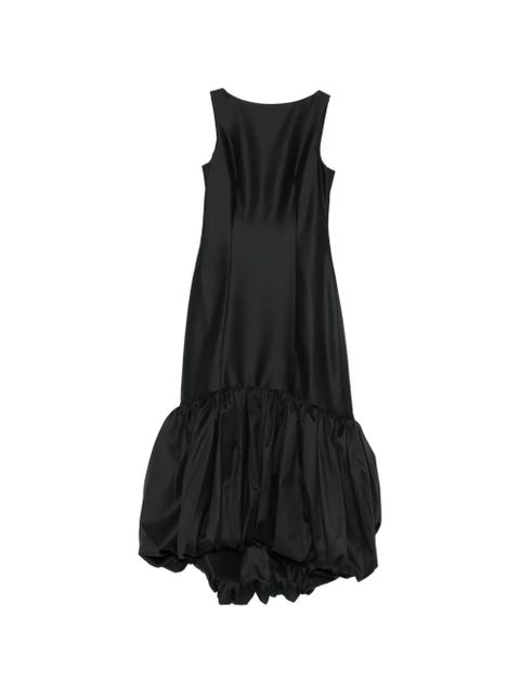 Róhe bubble-hem scoop-back midi dress - Black - zdjęcie produktu nr 1
