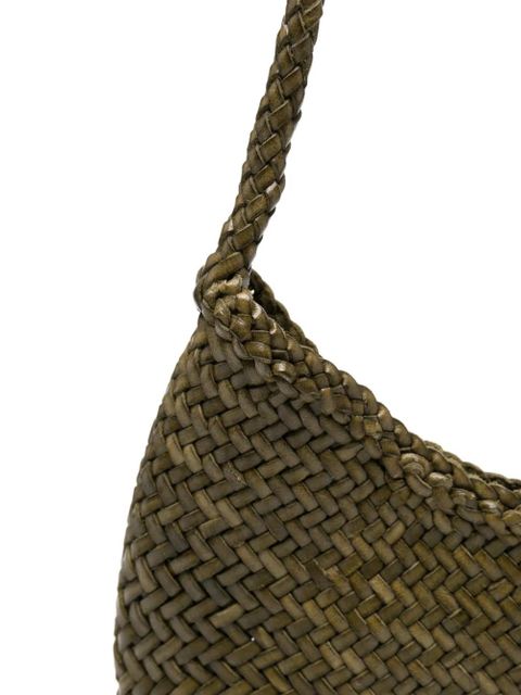DRAGON DIFFUSION Nova Luna braided shoulder bag - Green