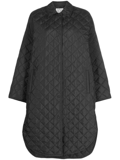 TOTEME quilted cocoon coat - Black - zdjęcie produktu nr 1