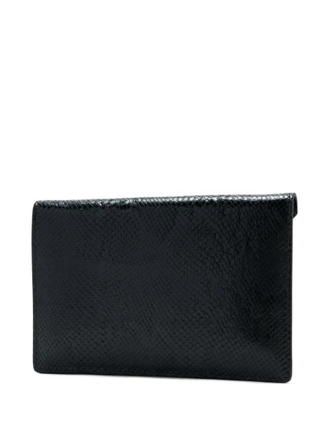 Vivienne Westwood Orb leather clutch bag - Black - zdjęcie produktu nr 2