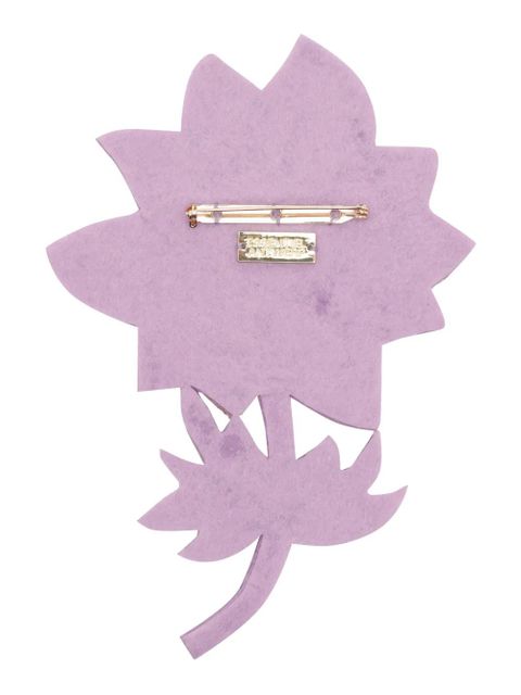 Essentiel Antwerp flower brooch - Purple - zdjęcie produktu nr 2