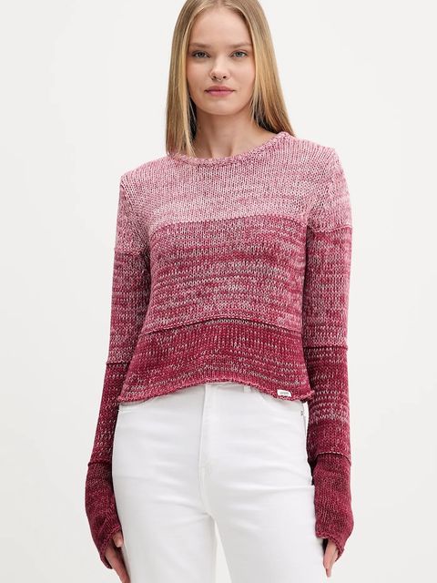 Guess Originals sweter bawełniany damski kolor różowy W5BR68 Z3HM1 - zdjęcie produktu nr 1