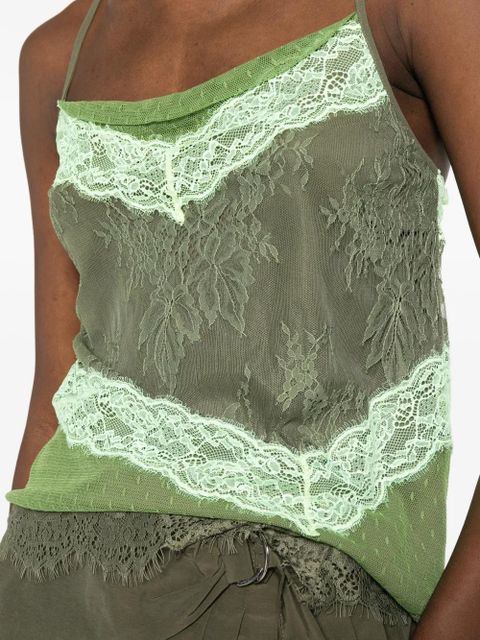 PINKO floral-lace pattern - Green