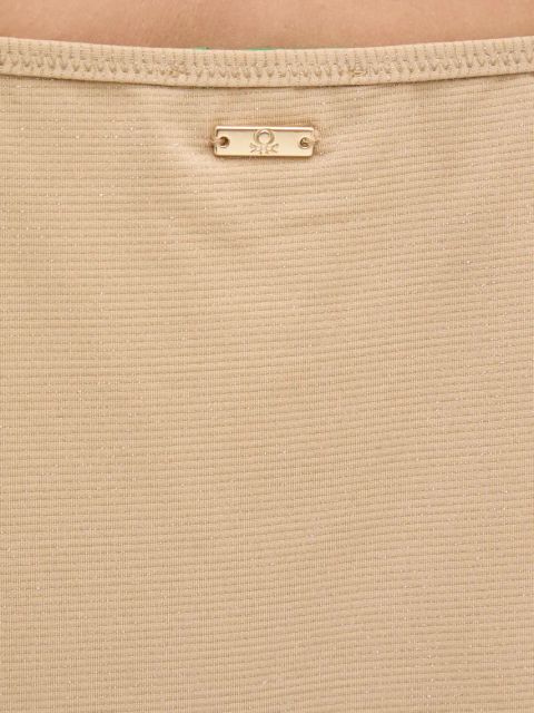 United Colors of Benetton top piżamowy kolor beżowy 3NYW3H00G