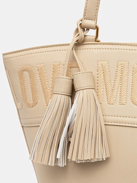 Love Moschino torebka kolor beżowy JC4285PP0MKJ0104