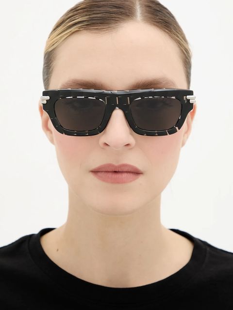 Bottega Veneta okulary przeciwsłoneczne kolor czarny BV1321S