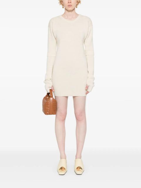 LEMAIRE detachable-sleeve dress - Neutrals - zdjęcie produktu nr 2