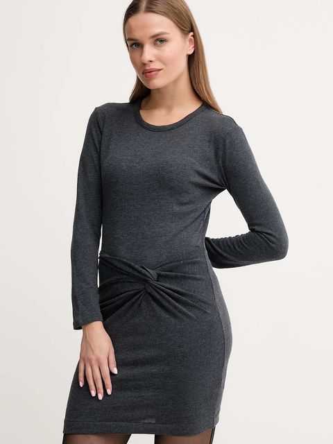 Pepe Jeans sukienka kolor szary mini dopasowana PL9537725 - zdjęcie produktu nr 1