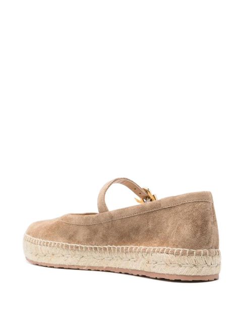 Gianvito Rossi Elda Mary-Jane espadrilles - Brown - zdjęcie produktu nr 2