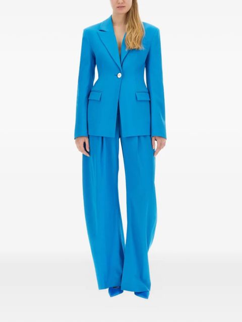 The Attico pleated palazzo pants - Blue - zdjęcie produktu nr 2