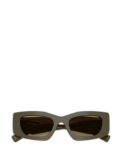Prada Eyewear geometric-frame sunglasses - Green - zdjęcie produktu nr 1