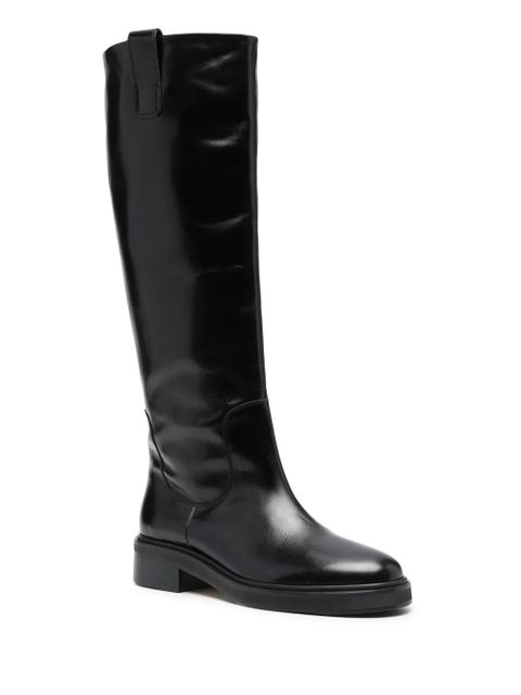 Aeyde knee-high leather boots - Black - zdjęcie produktu nr 2