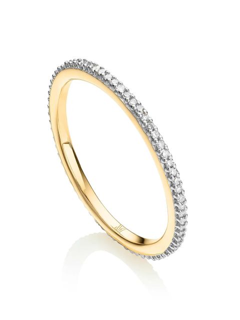 Monica Vinader Skinny Eternity Diamond ring - Gold - zdjęcie produktu nr 2