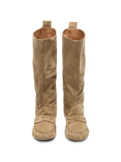 Acne Studios Slouch toe-detail boots - Neutrals