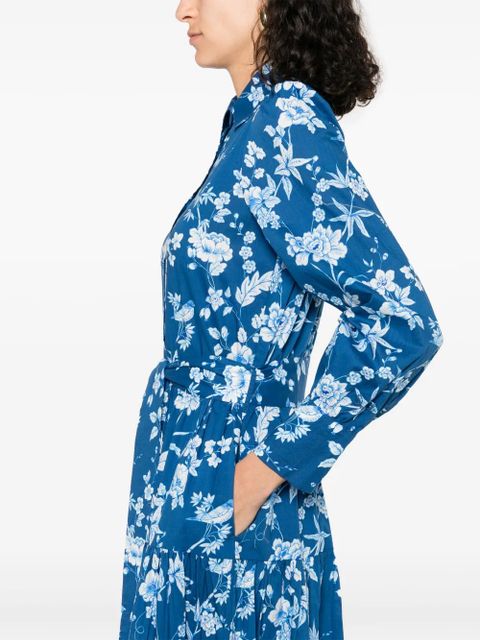 MC2 Saint Barth cotton maxi dress - Blue