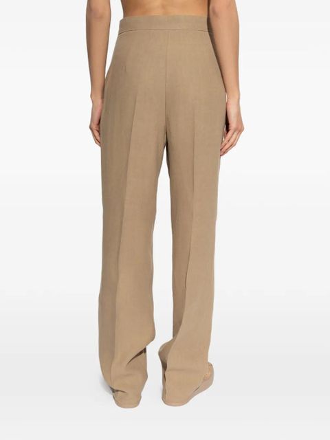 Max Mara Abate pocket pleated trousers - Brown