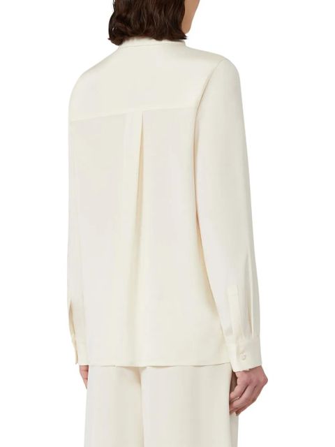 Max Mara button-down silk shirt - Neutrals